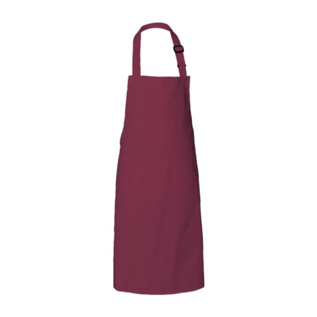 Tablier Barbecue Moderne, bordeaux, de face