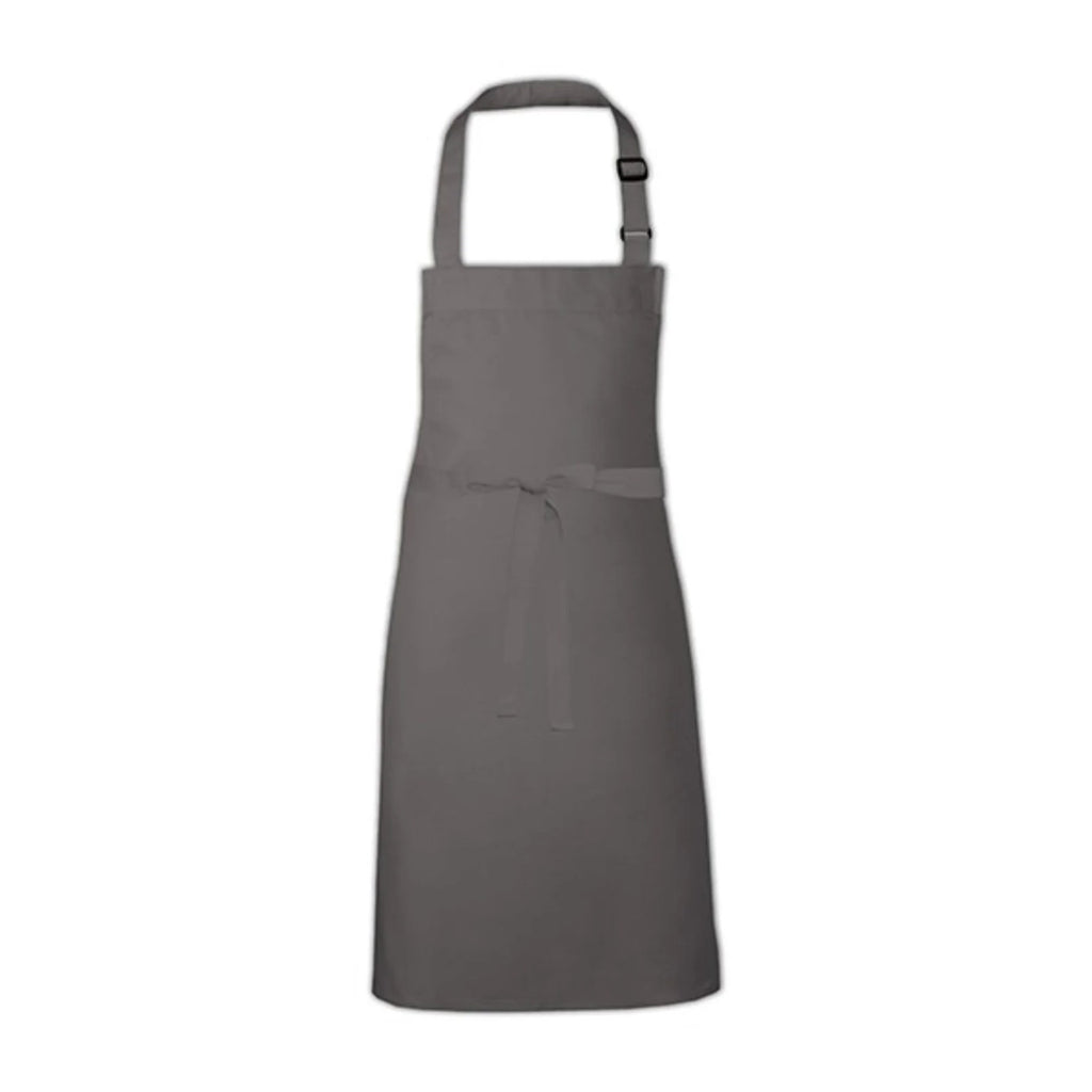 Tablier Barbecue Moderne, gris foncé, de face