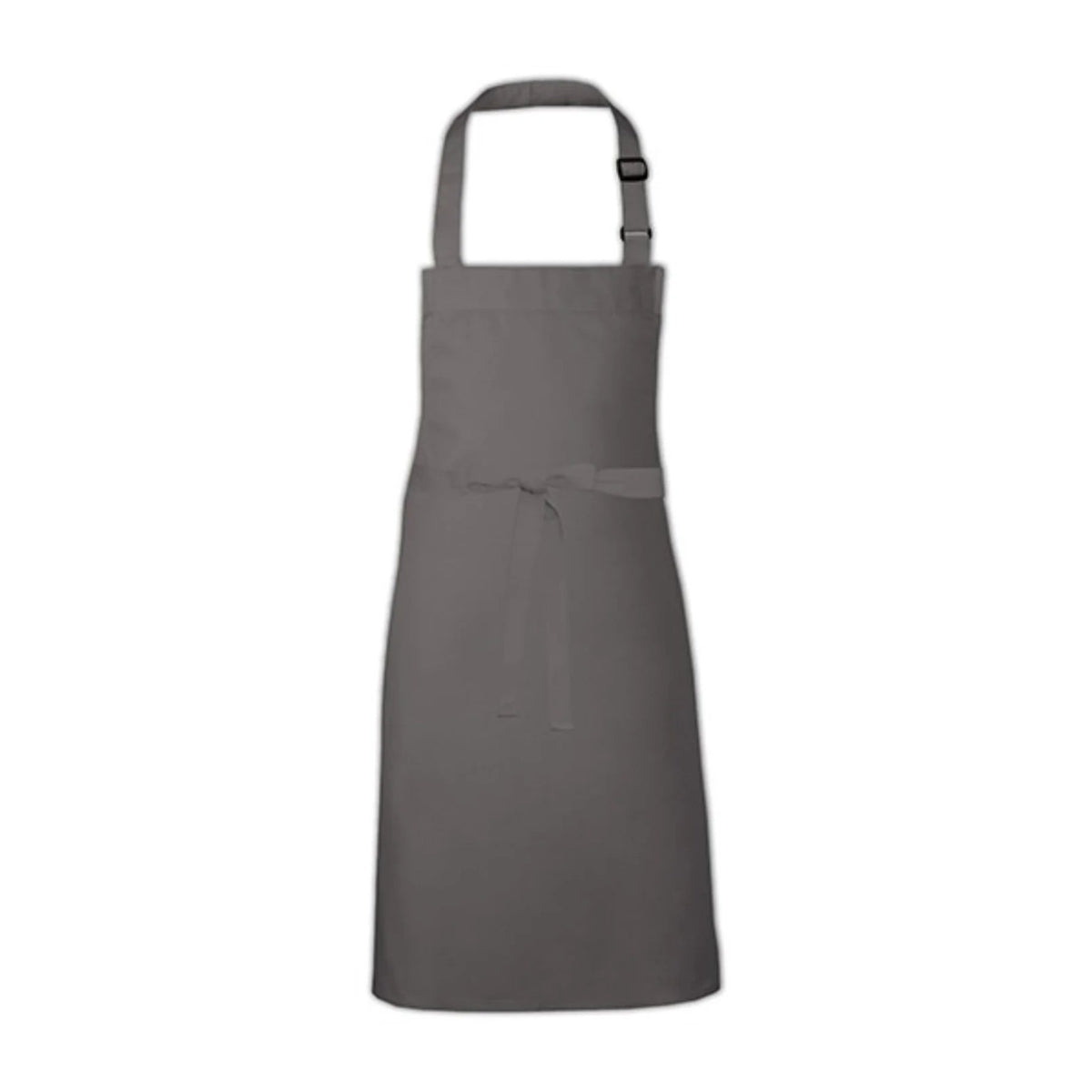 Tablier Barbecue Moderne, gris foncé, de face