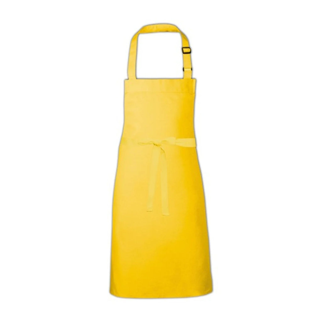 Tablier Barbecue Moderne, jaune, de face