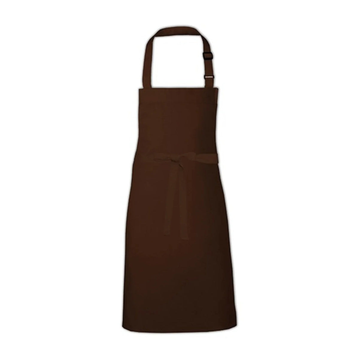Tablier Barbecue Moderne, marron, de face