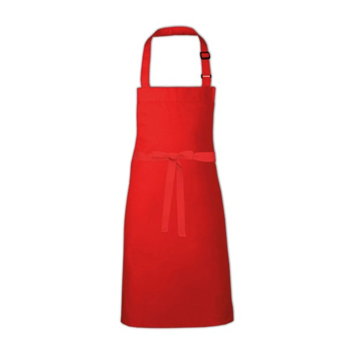 Tablier Barbecue Moderne, rouge, de face