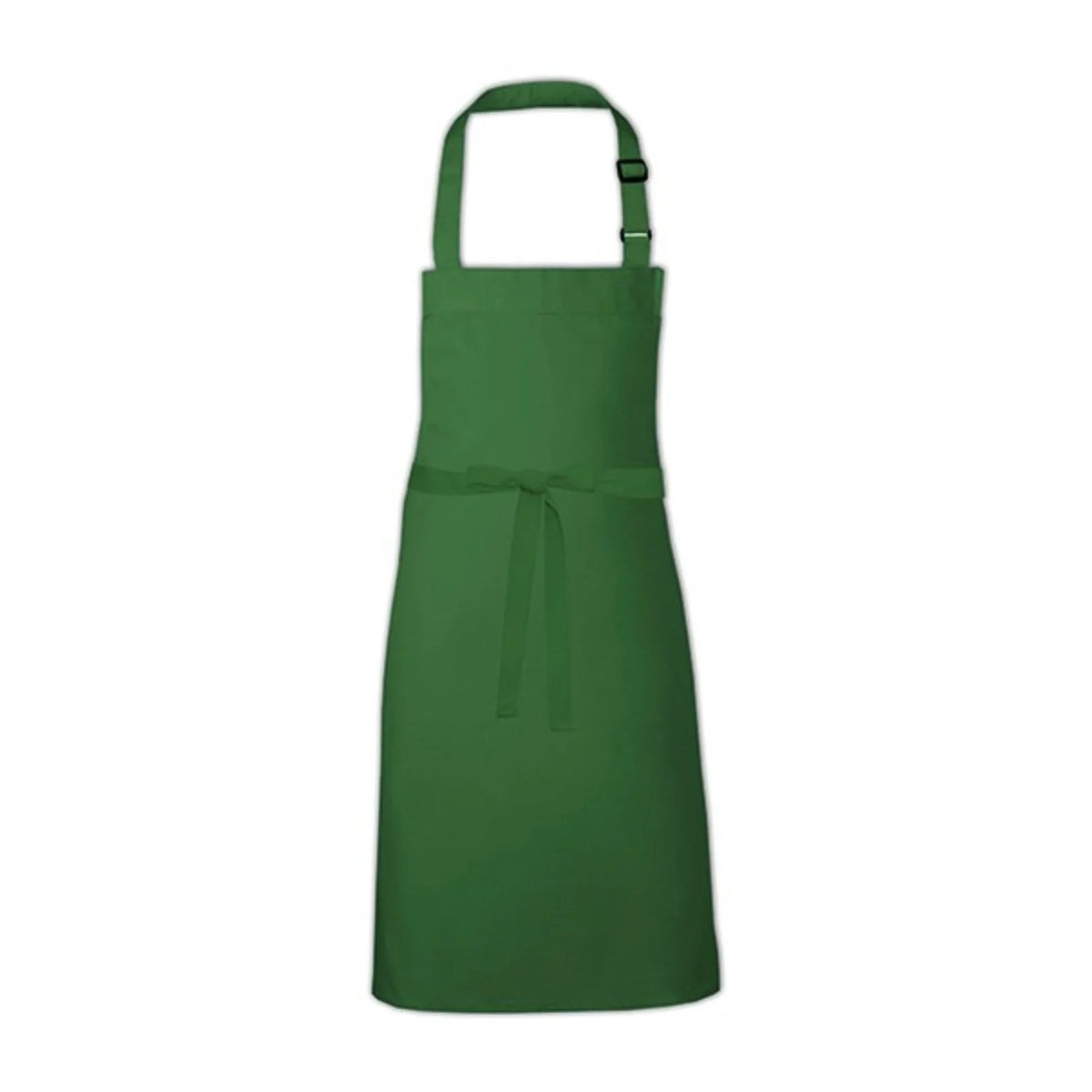 Tablier Barbecue Moderne, vert bouteille, de face