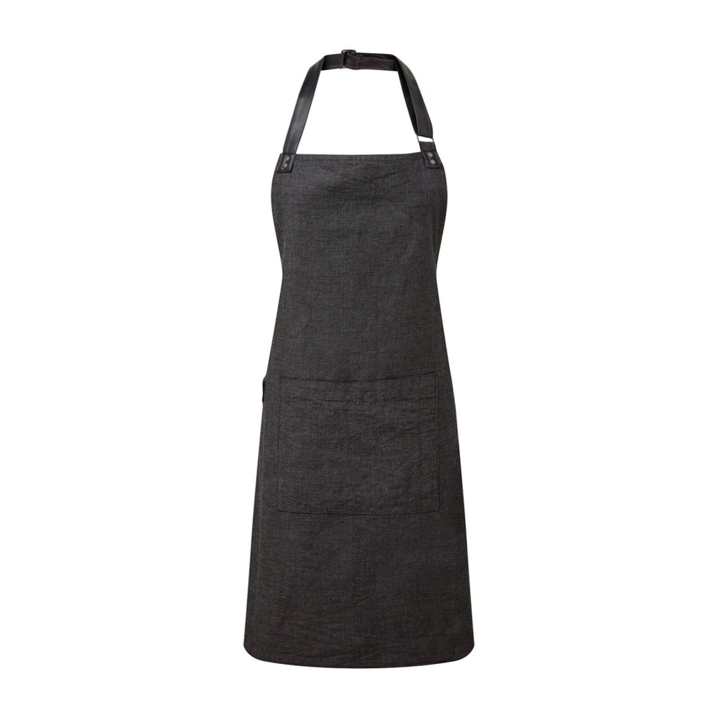 Kochschürze Damen Chic, Schwarz, Vorderansicht