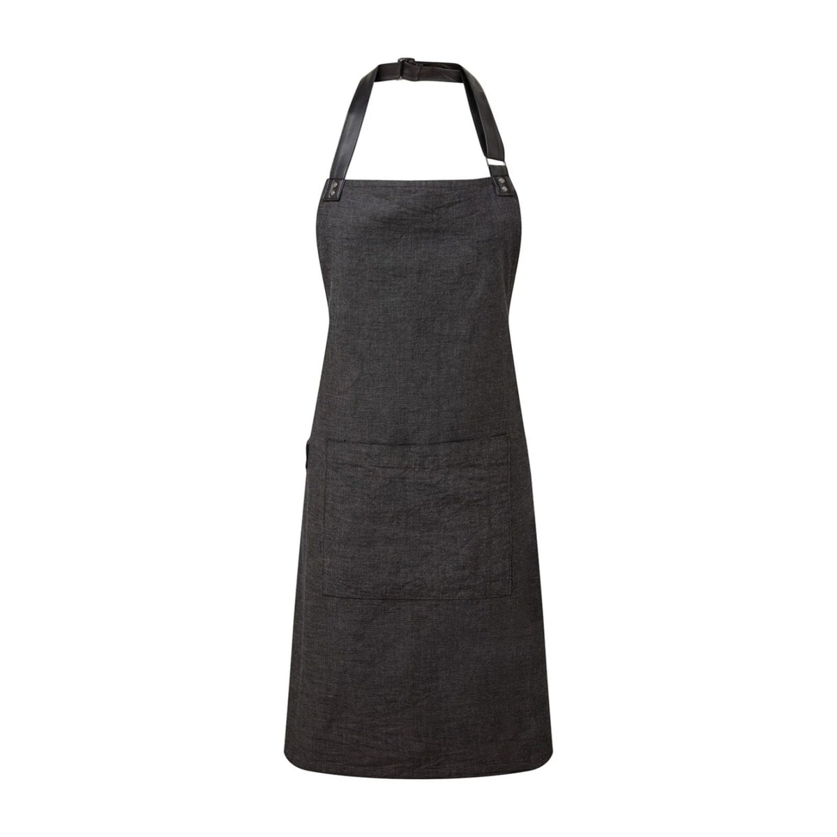 Kochschürze Damen Chic, Schwarz, Vorderansicht