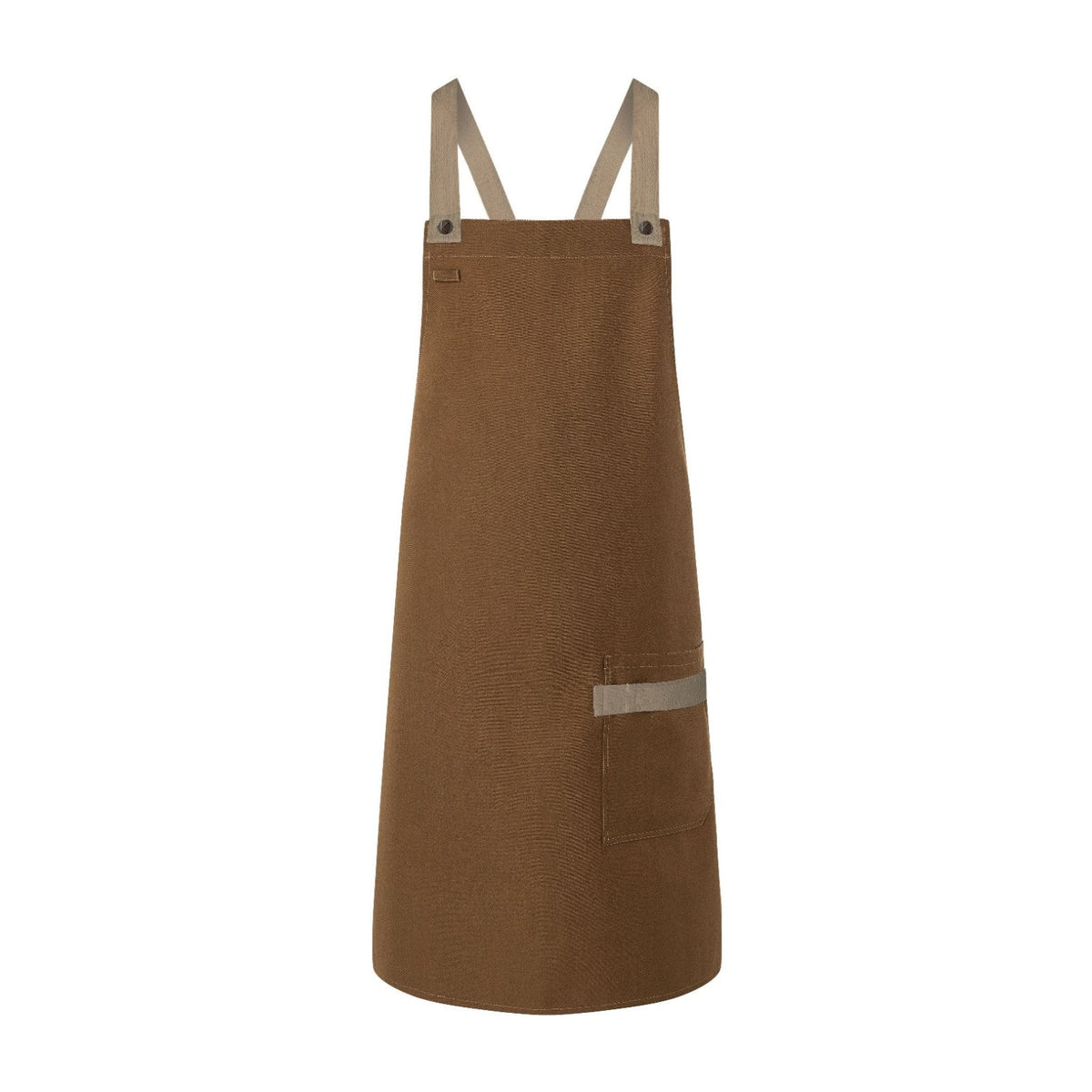 Tablier de Cuisine Femme Moderne, cannelle, de face