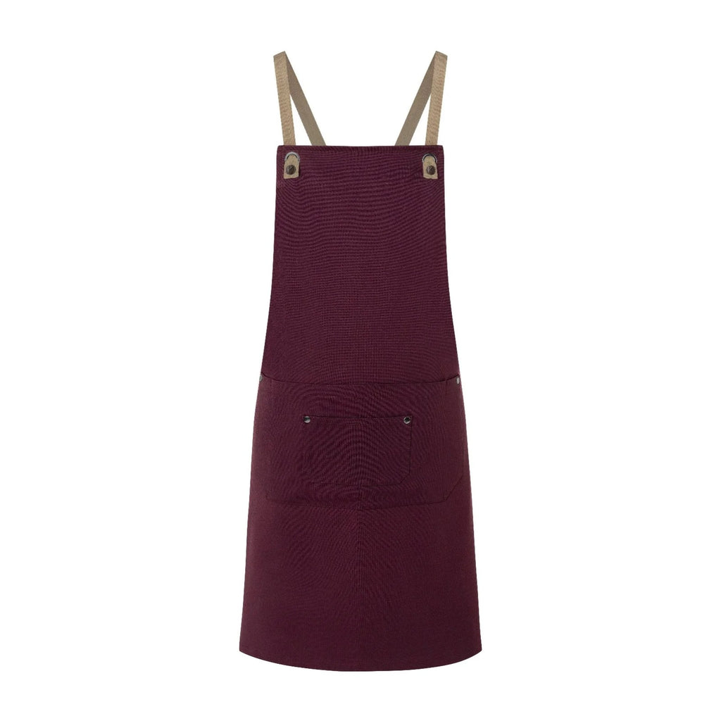 Tablier Moderne, aubergine, de face