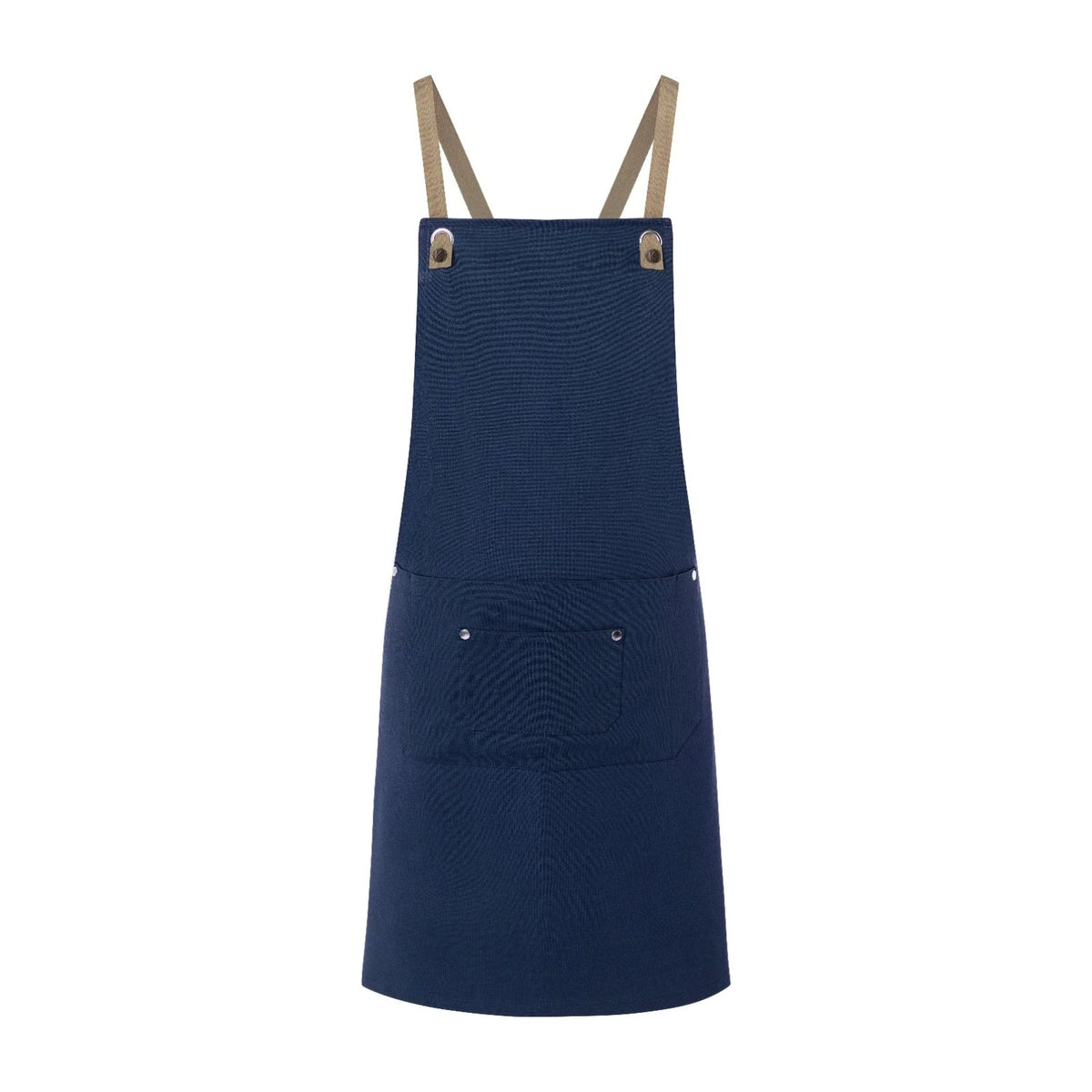Tablier Moderne, bleu acier, de face