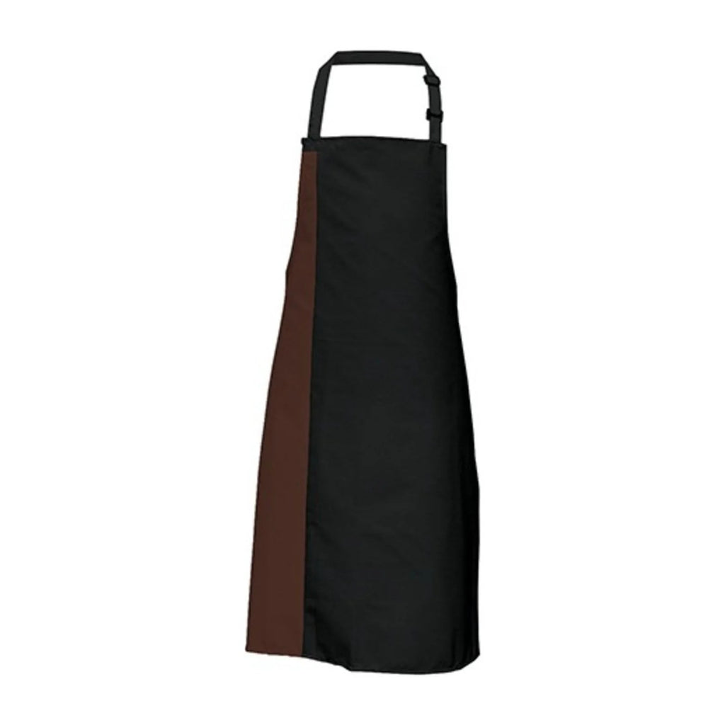 Tablier Original, noir et marron, de face