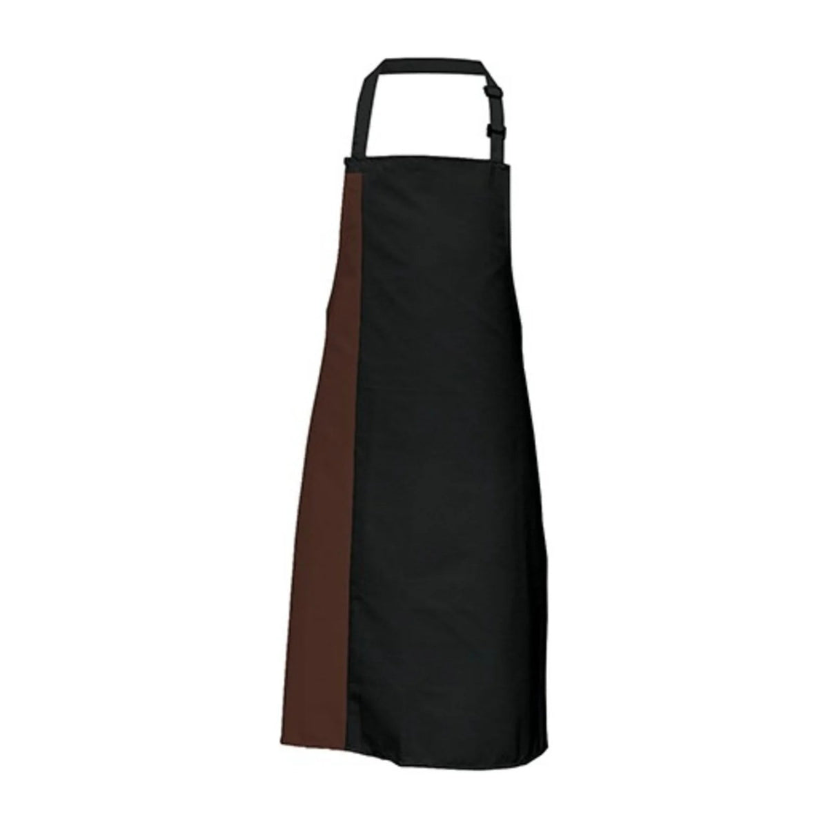 Tablier Original, noir et marron, de face