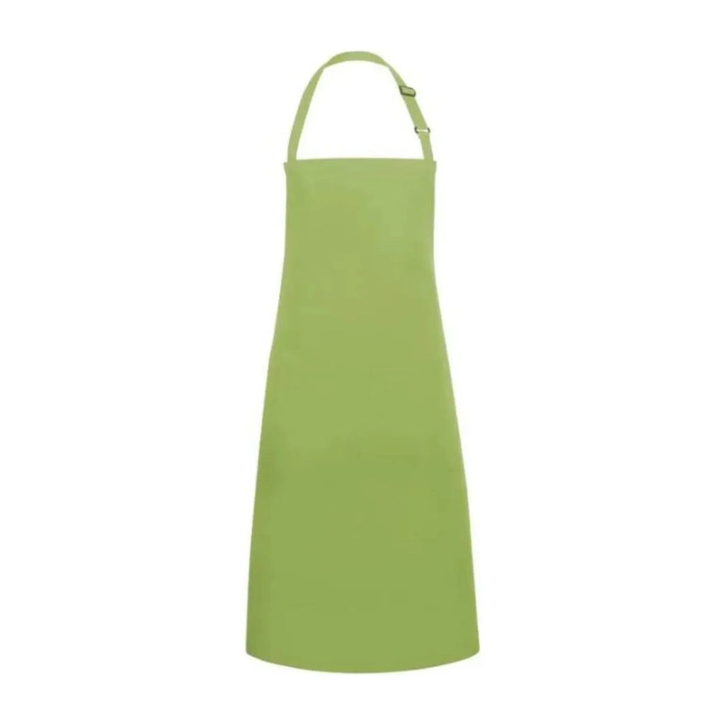 Tablier de Cuisine Vert, coloris vert anis, sur fond blanc