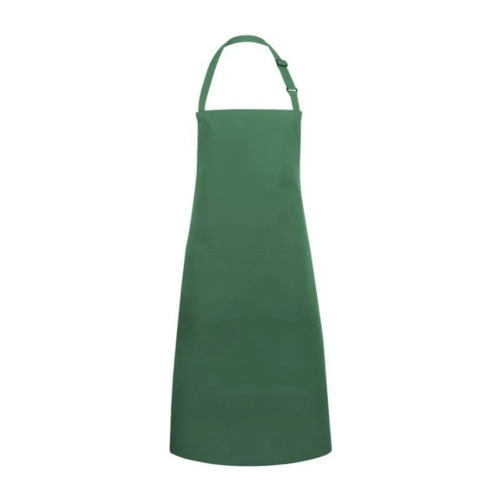 Tablier de Cuisine Vert, coloris vert sapin, sur fond blanc