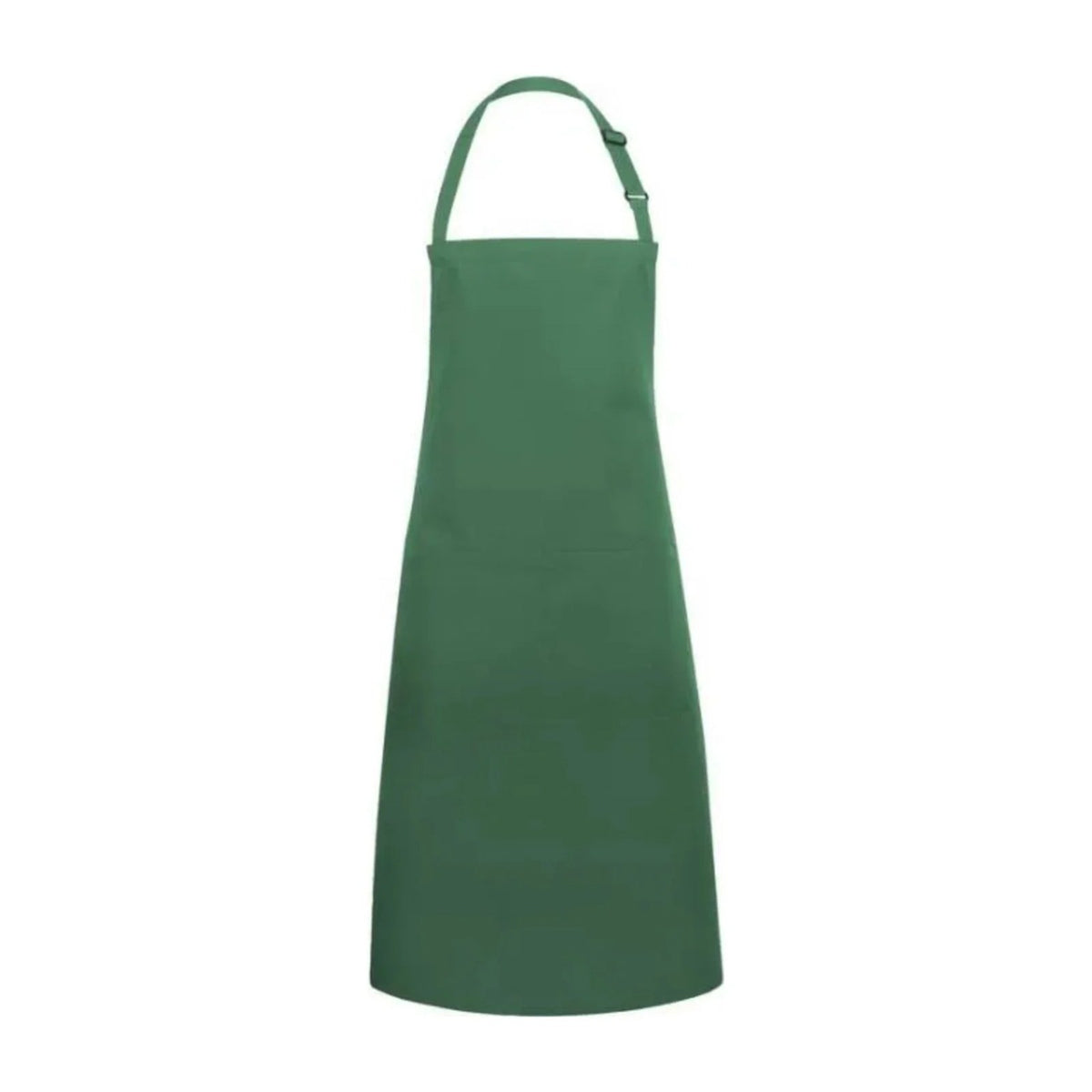 Tablier de Cuisine Vert, coloris vert sapin, sur fond blanc