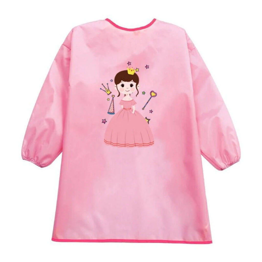 Malschürze für Mädchen mit Prinzessin, Rosa, Vorderansicht