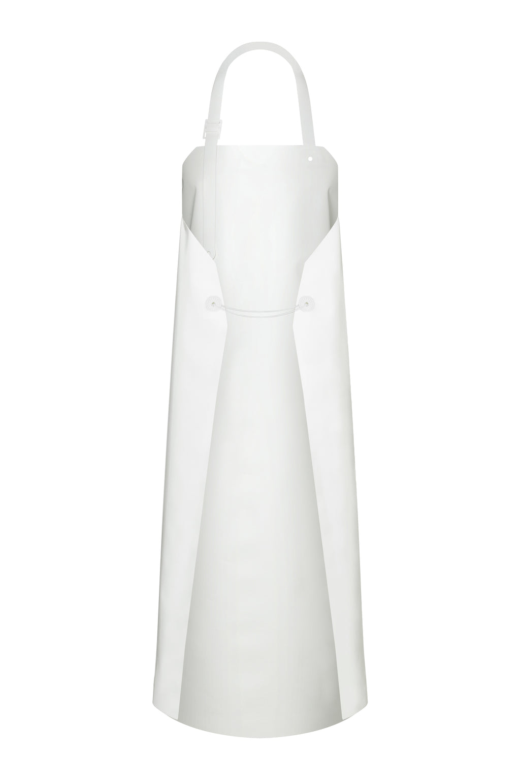 Tablier de Protection, blanc, de dos