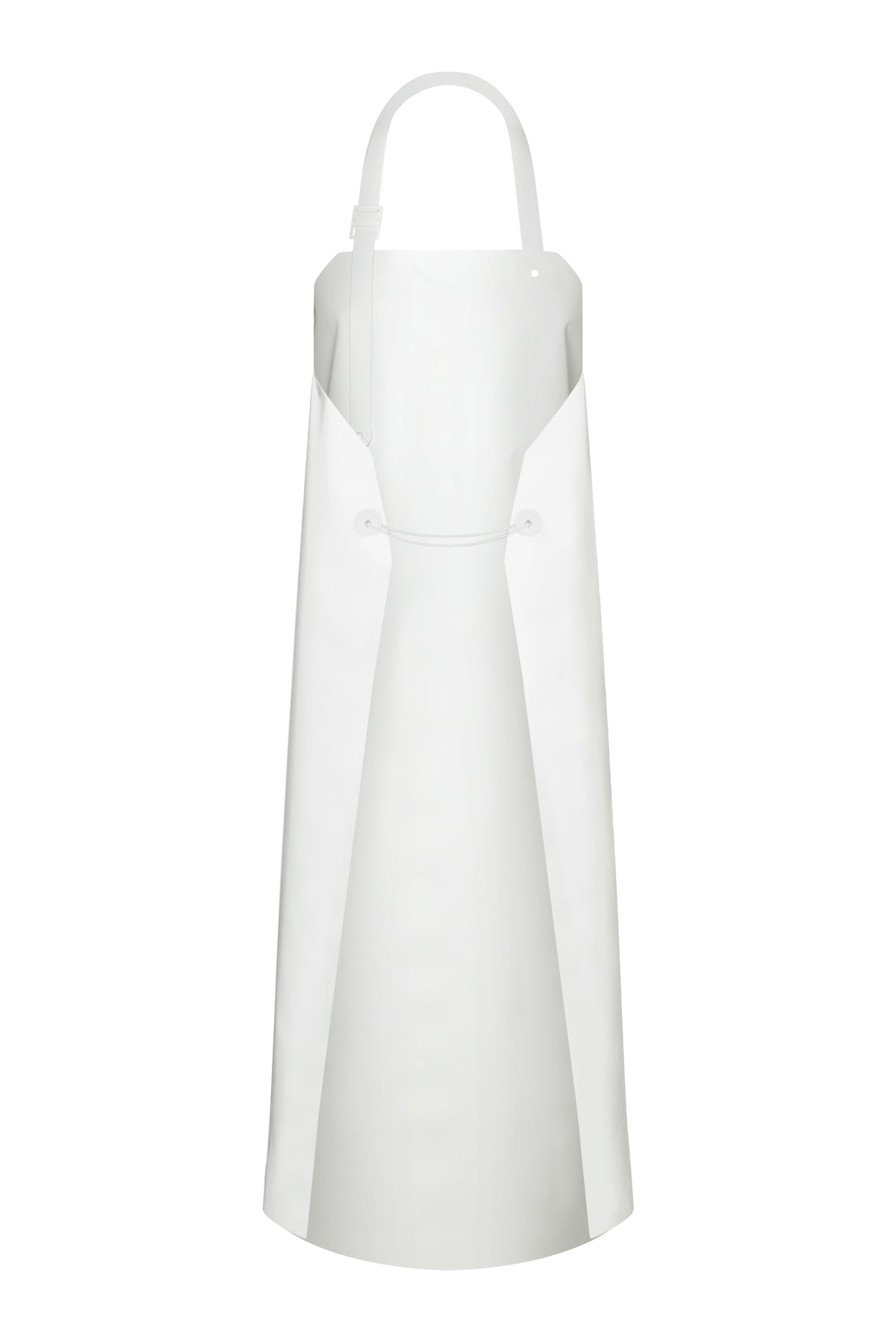 Tablier de Protection, blanc, de dos