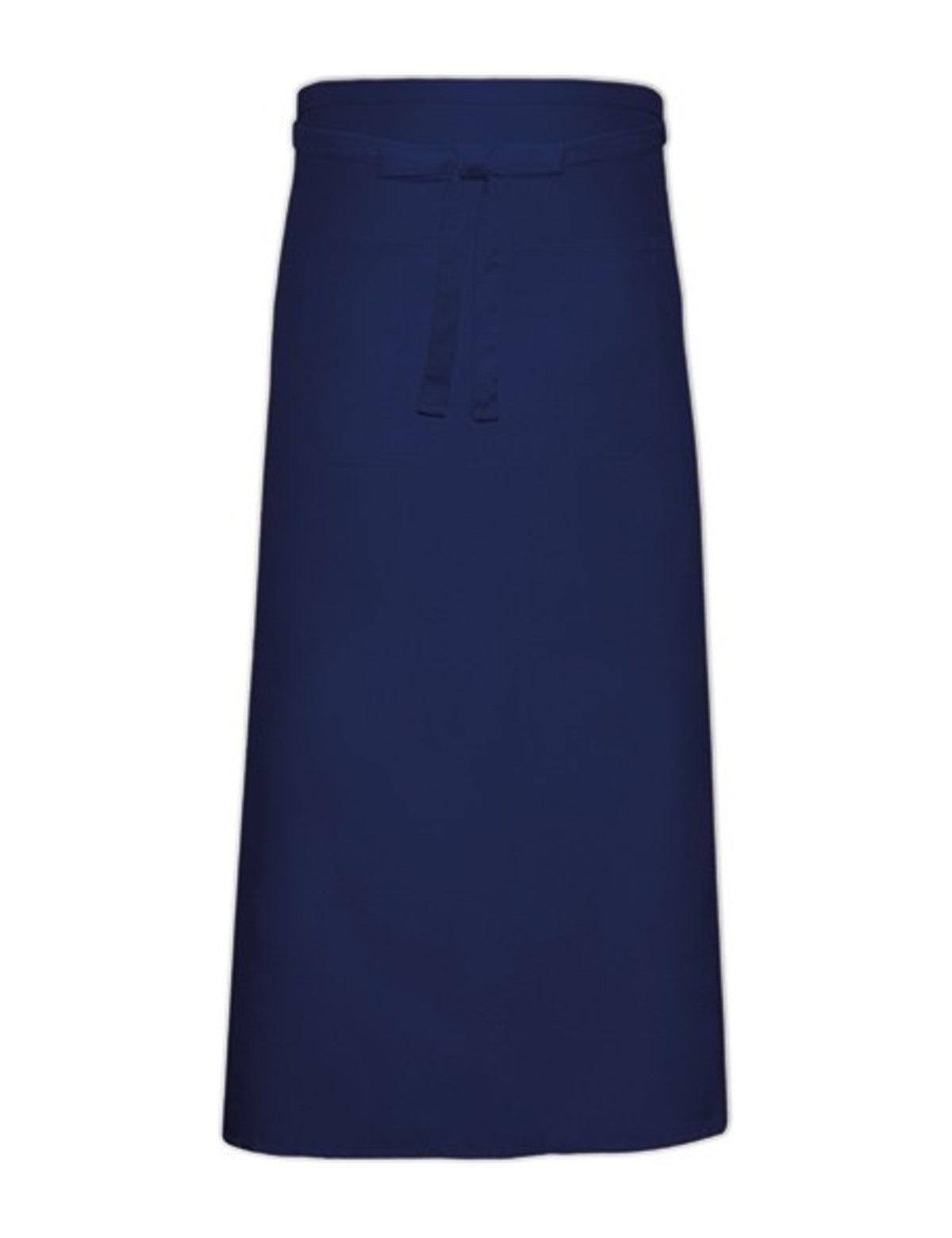 Tablier de sommelier long, bleu marine, de face