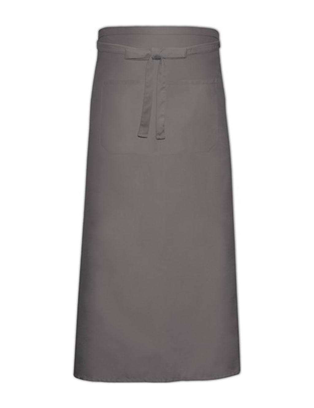 Tablier de sommelier long, gris foncé, de face