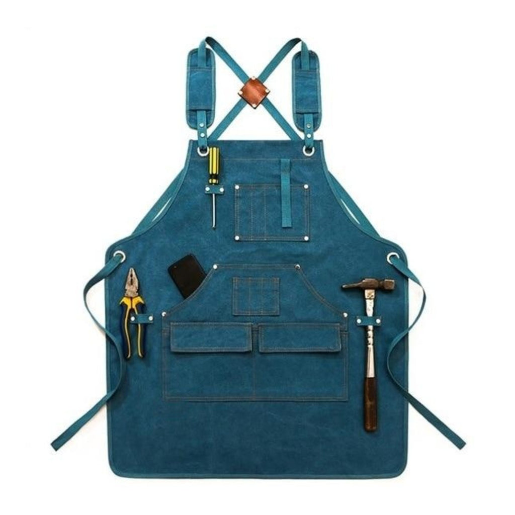 Arbeitsschürze, Blau