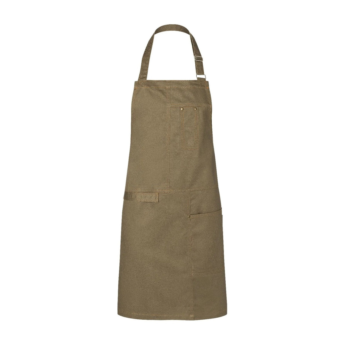Kochschürze Canvas Khaki, Khaki, Vorderansicht
