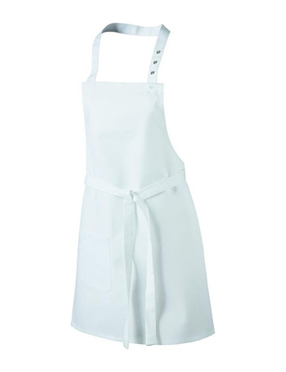 Tablier enfant de cuisine, blanc, de face