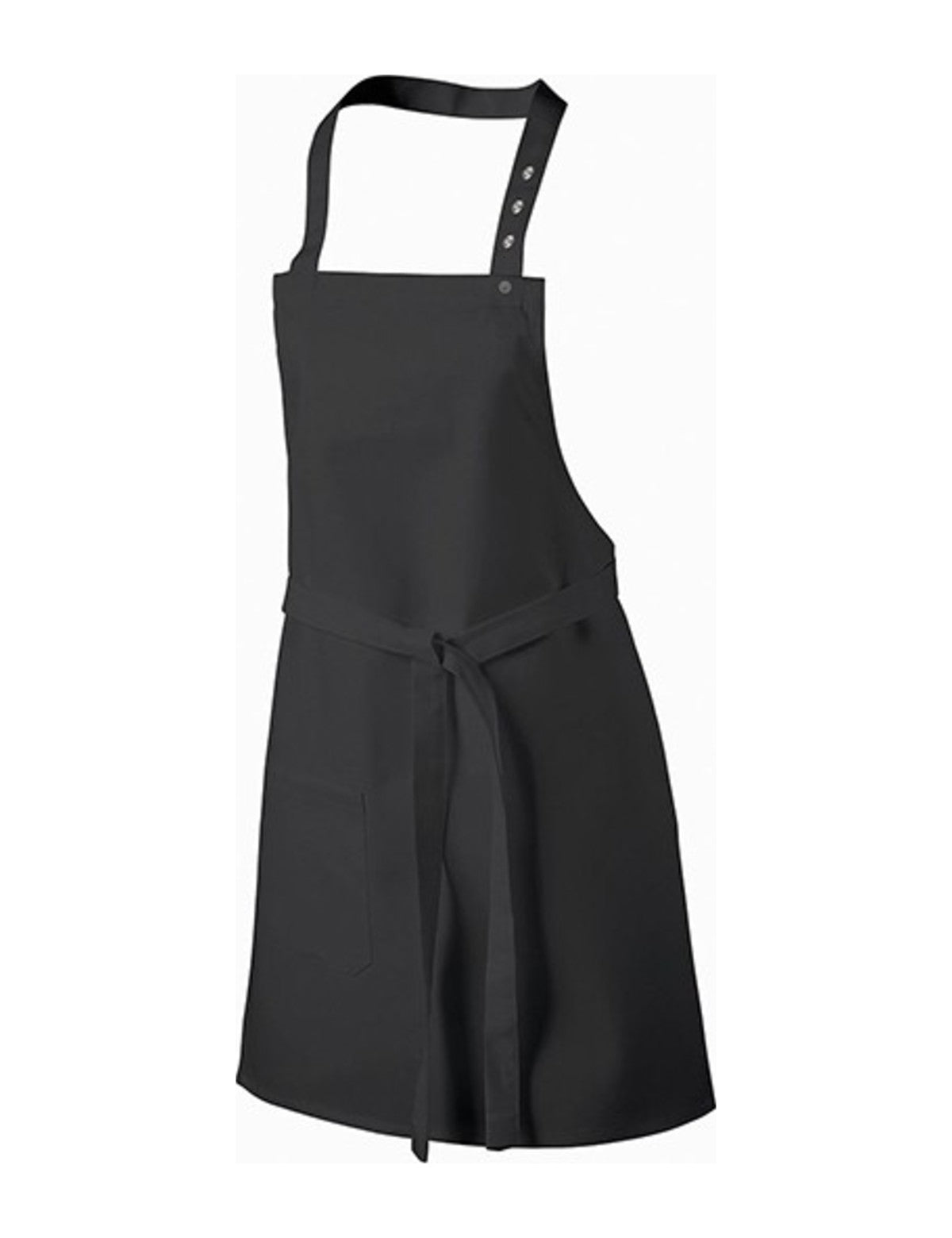 Tablier enfant de cuisine, noir, de face