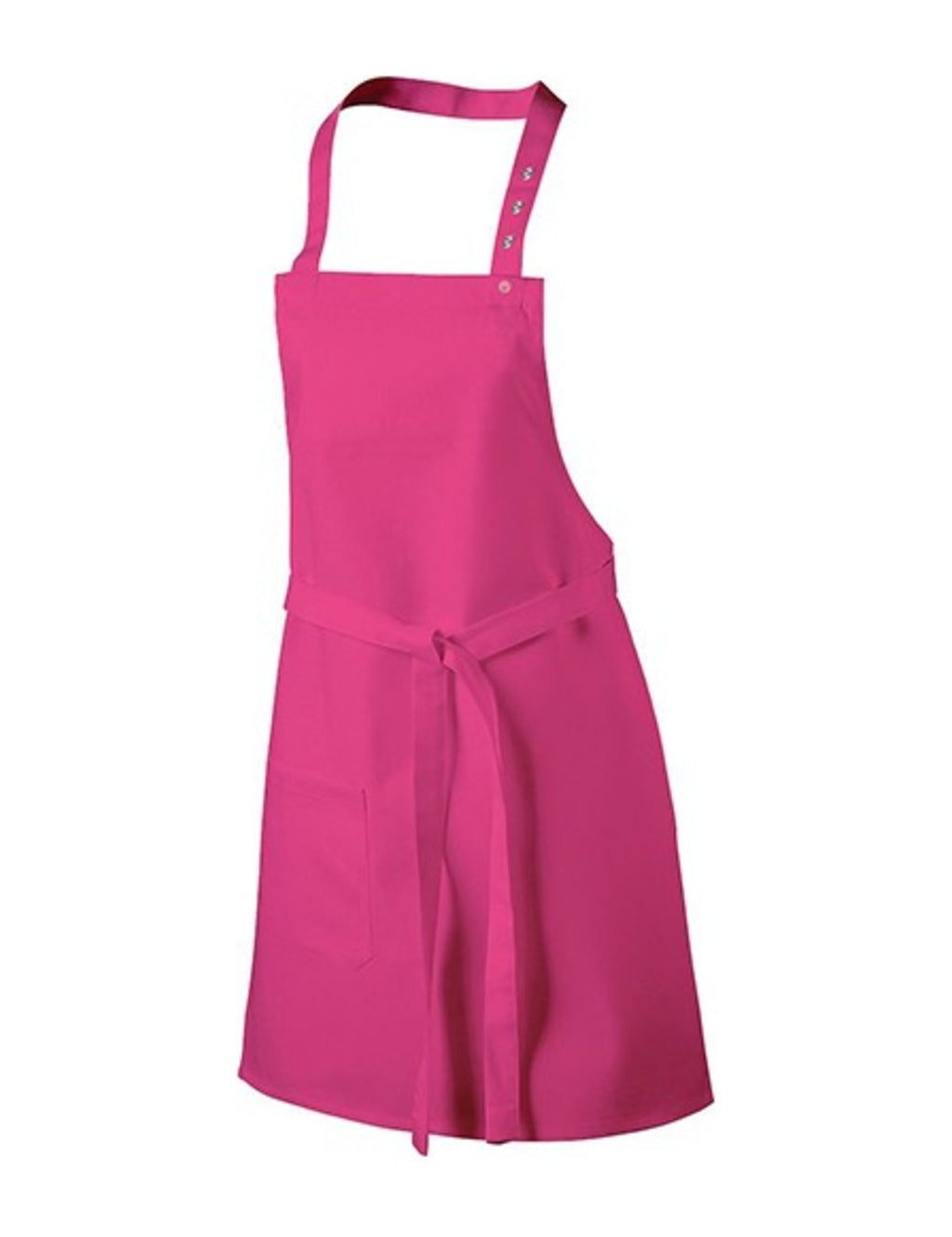 Tablier enfant de cuisine, rose vif, de face