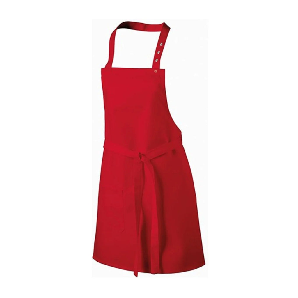 Kinderschürze zum Kochen, Rot, Vorderansicht