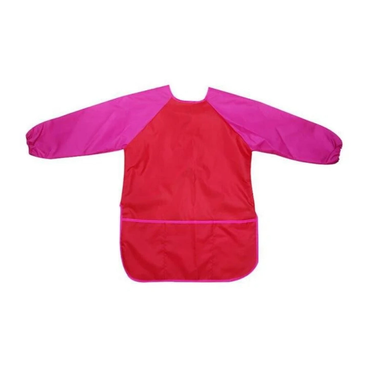 Malschürze für Kinder mit langen Ärmeln, Rot und Rosa