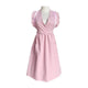 Kochschürze Damen mit Rüschen, Rosa