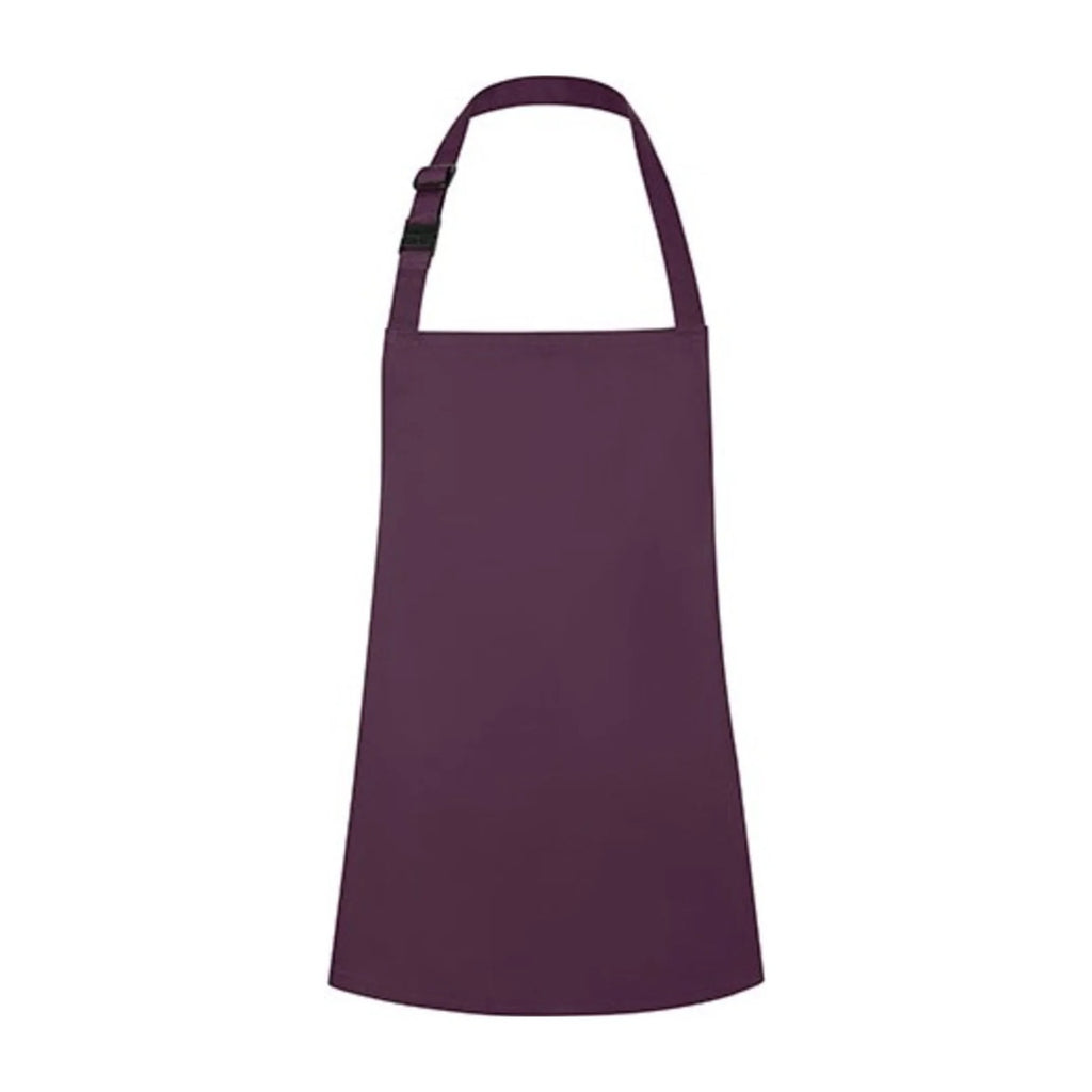 Kinderschürze Kleine Köchin, Aubergine, Vorderansicht