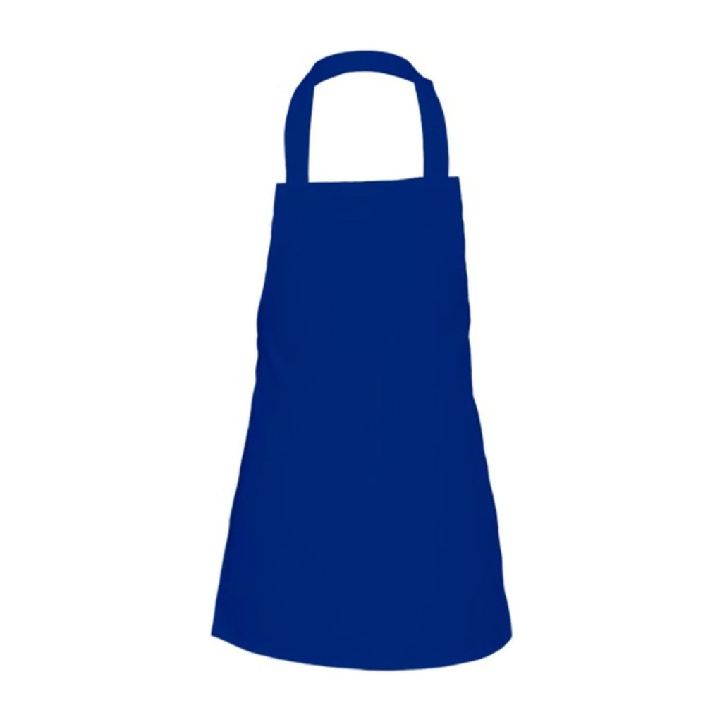 Grembiule per bambini maschietto, blu royal, vista frontale