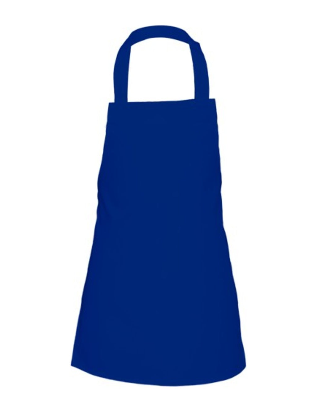 Tablier Petit Garçon, bleu roi, de face