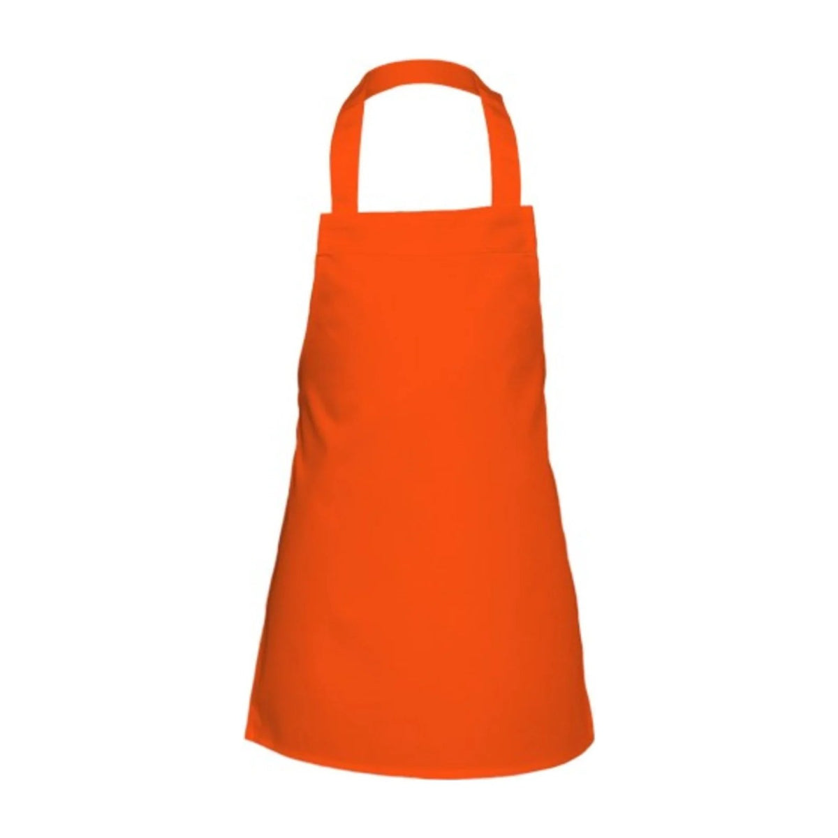 Grembiule per bambini maschietto, arancione, vista frontale