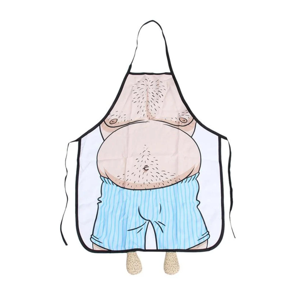 Tablier à Testicules, imprimé humoristique