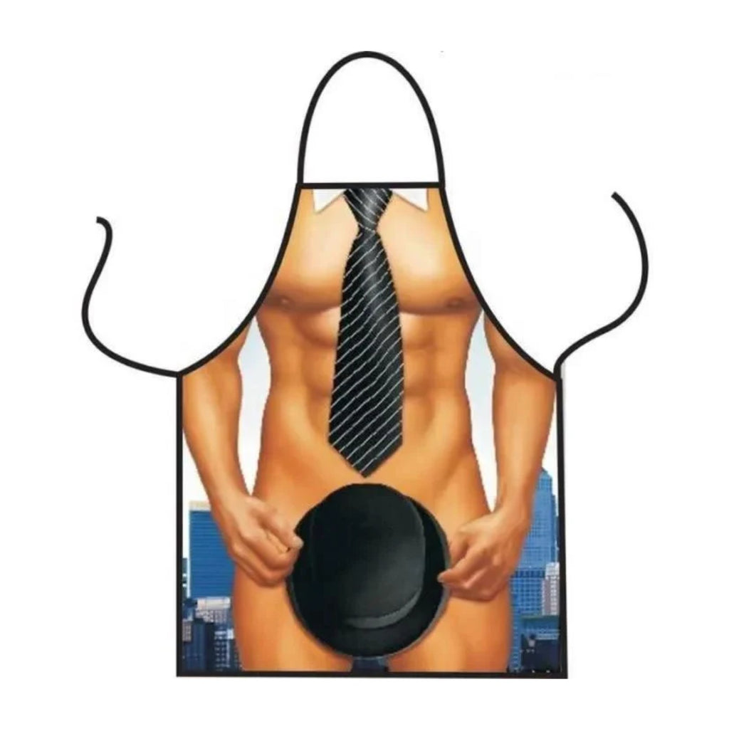 Tablier Homme Sexy, imprimé homme en cravate