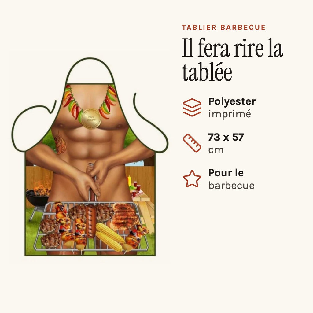 Lustige Grillschürze, Motiv