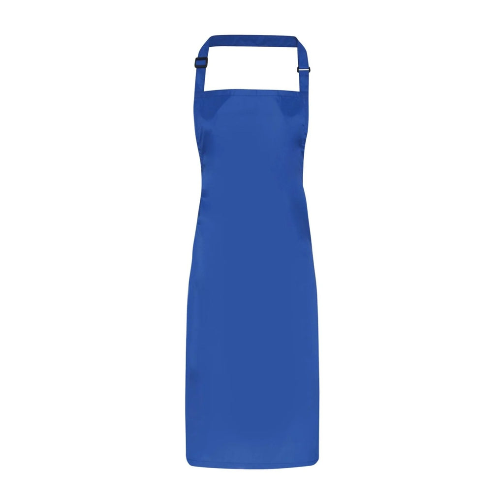 Tablier Imperméable, bleu roi, de face
