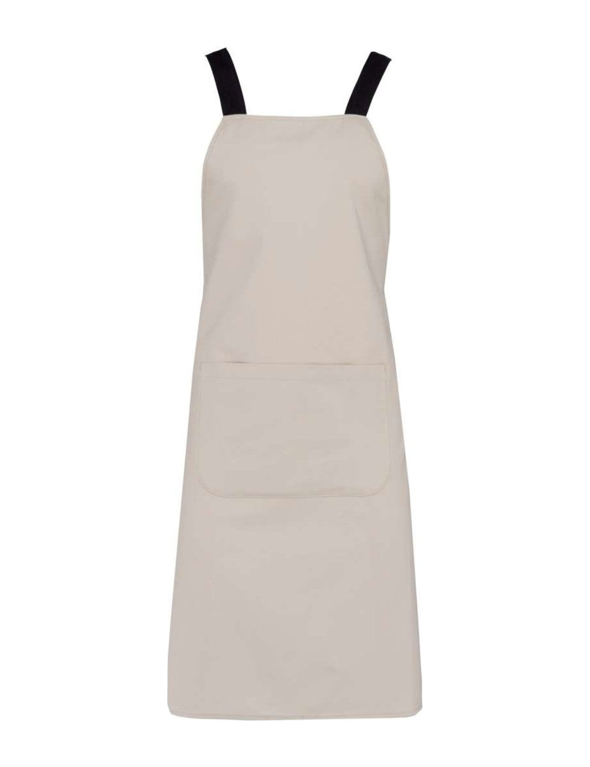 Tablier Japonais Croisé en Coton, angora, de face