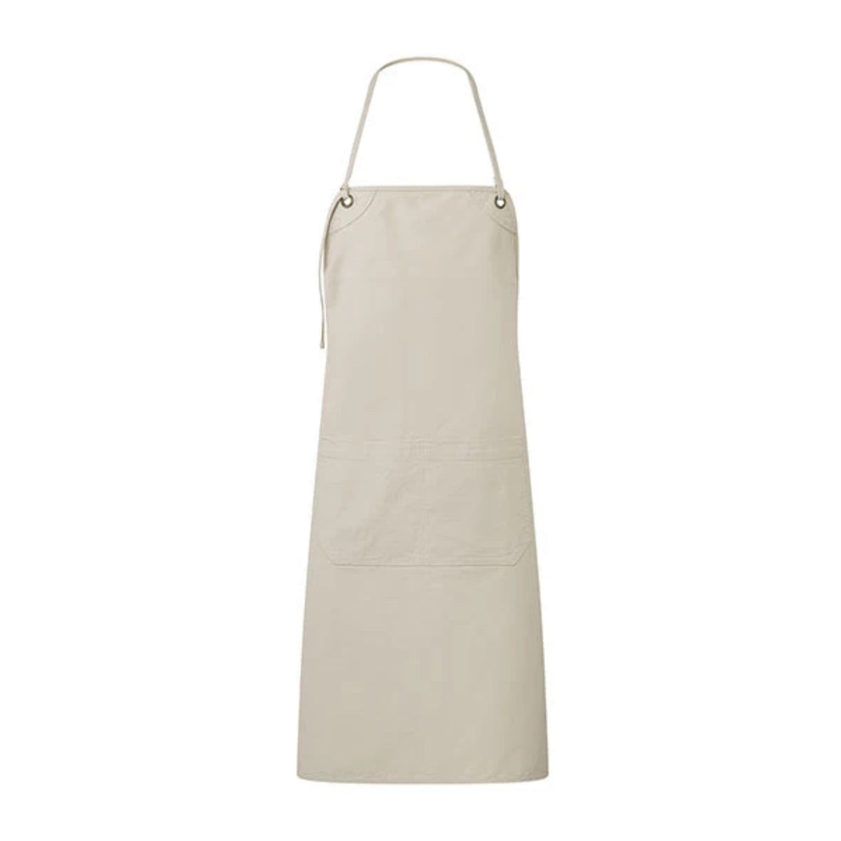 Tablier jardinier homme en toile épaisse, naturel, de face