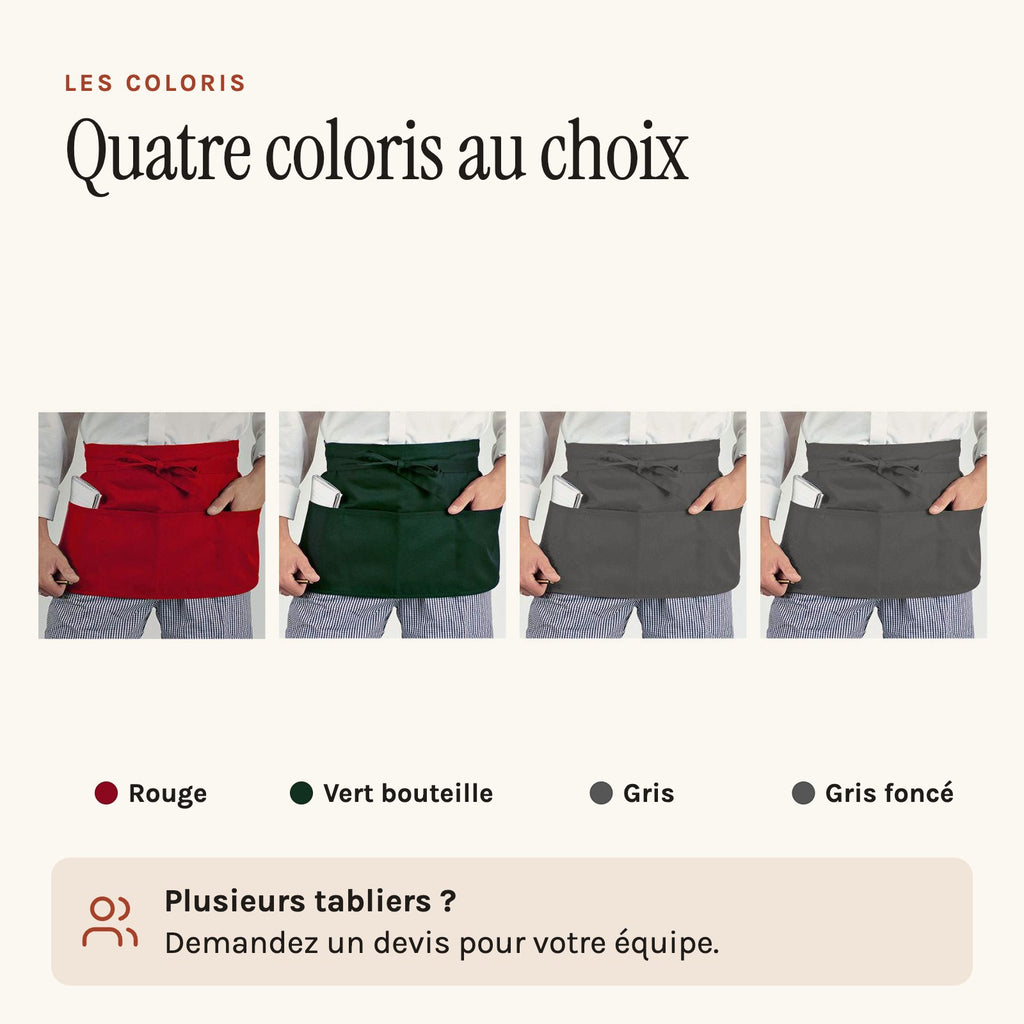 Teacher's apron, the four colours