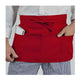 Teacher's apron, red, worn