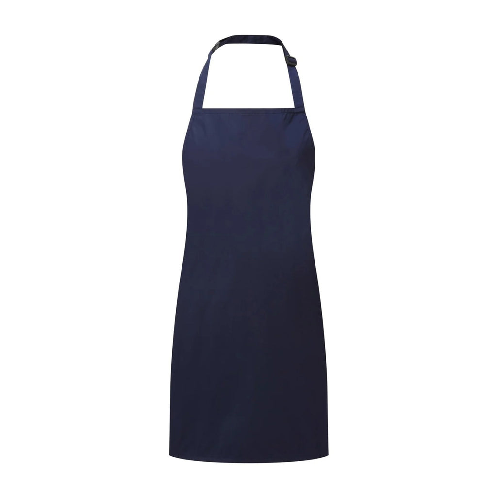 Tablier maternelle garçon déperlant, bleu marine, de face