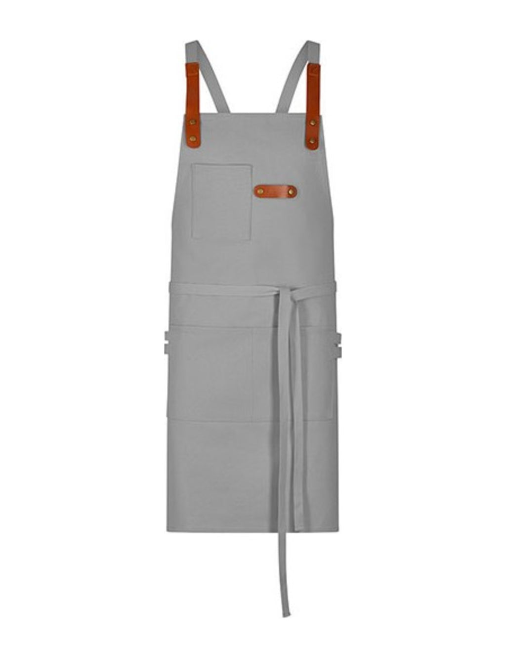 Tablier Menuiserie, gris argent, de face