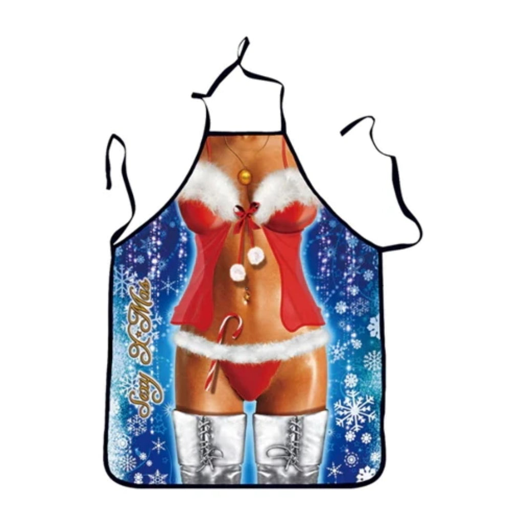 Lustige Schürze sexy Weihnachtsfrau, Motiv Weihnachtsfrau