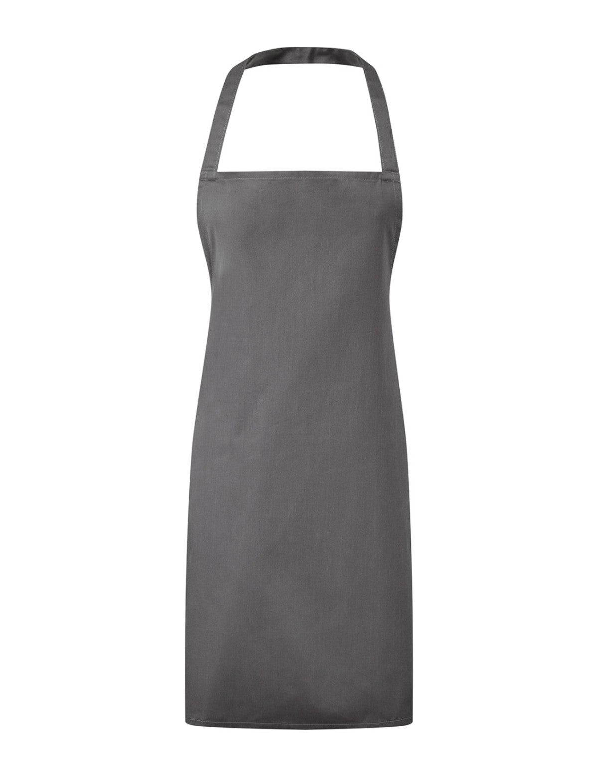 Tablier personnalisé pas cher, gris foncé, de face