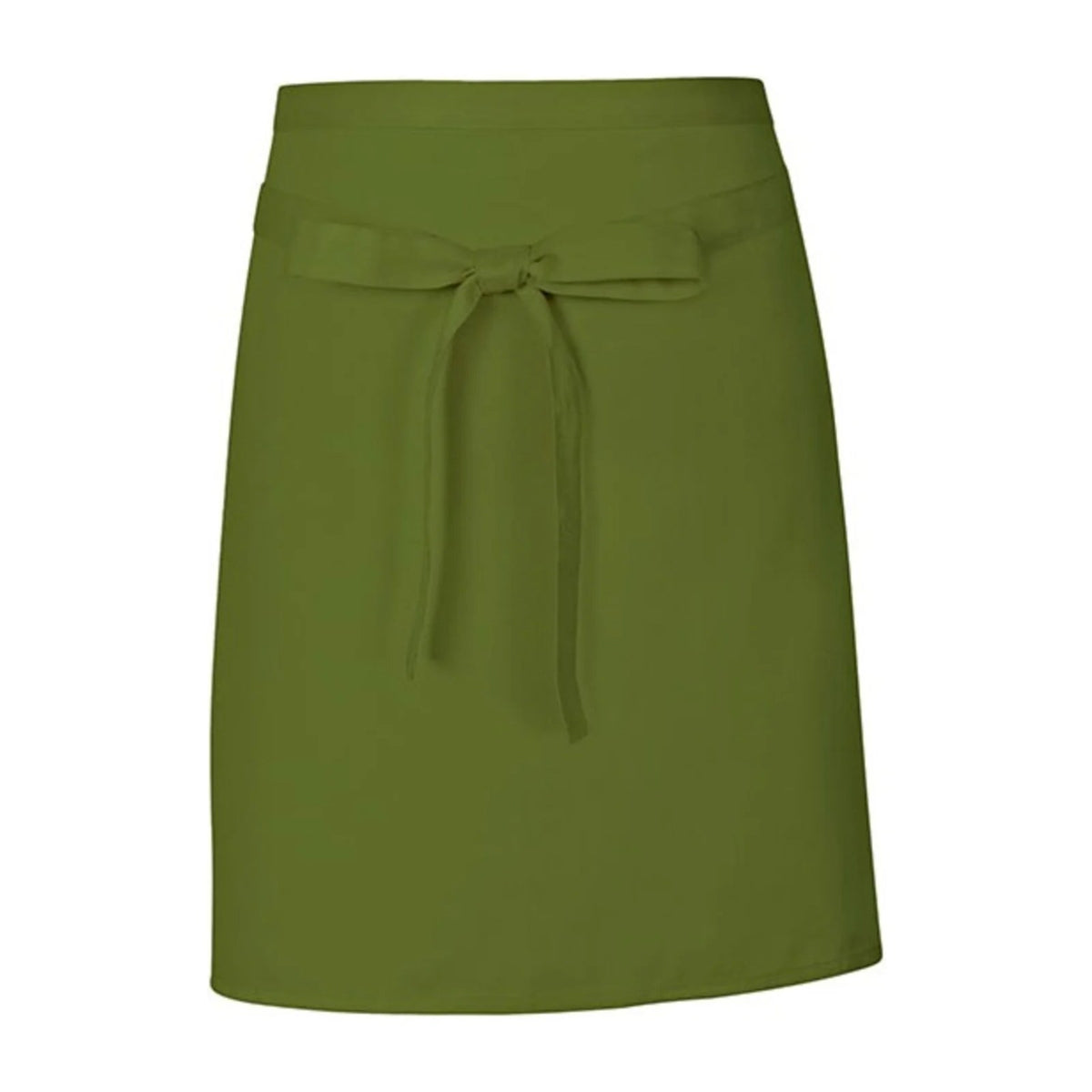 Tablier Pizzaiolo, vert olive, de face
