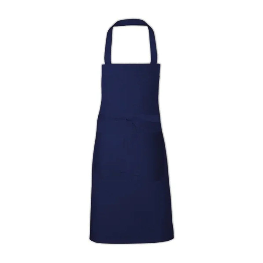 Tablier professionnel personnalisé à votre logo, bleu marine, de face