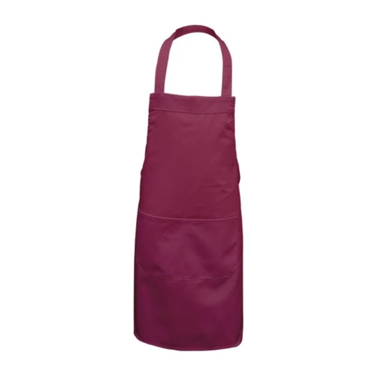 Tablier professionnel personnalisé à votre logo, bordeaux, de face