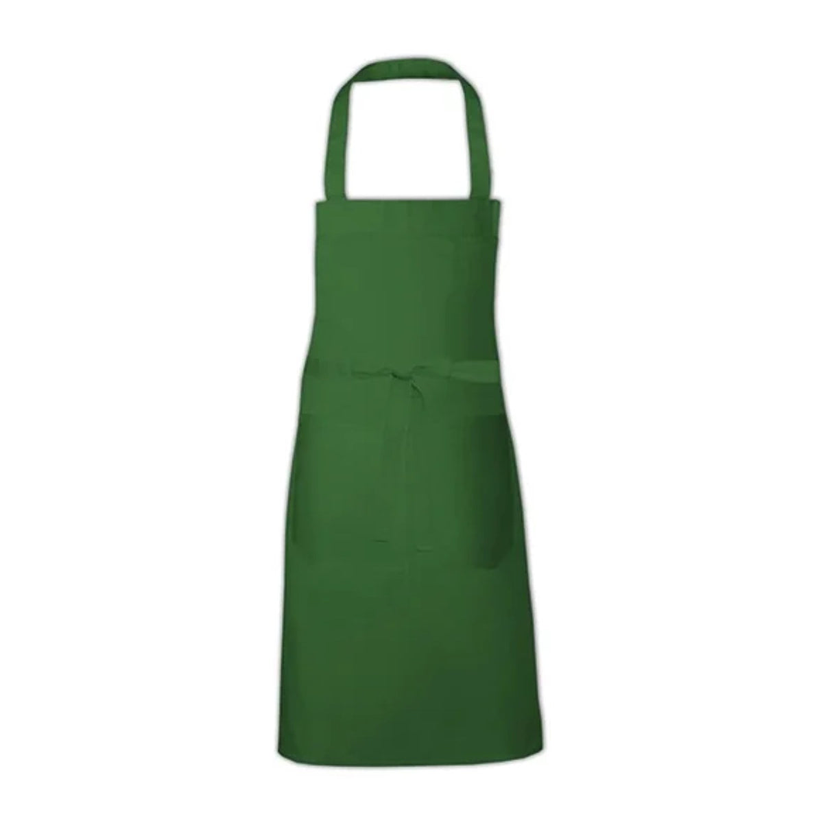 Tablier professionnel personnalisé à votre logo, vert bouteille, de face